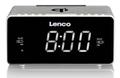 LENCO Cr-550 Clock Digital Silver