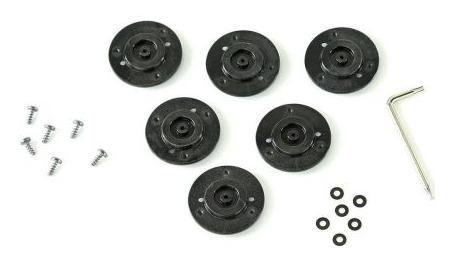ZEBRA MEDIA DISK SUPPORT KIT 19MM SET OF 3 (P1063406-024)