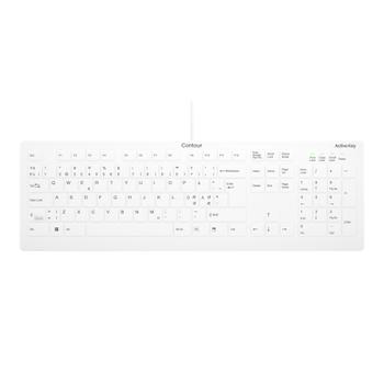 CONTOUR DESIGN AK-C8112 MEDICAL KEYBOARD   PERP (AK-C8112-U1-W/PN)