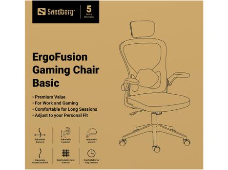 SANDBERG ErgoFusion Gaming Chair Basic (640-97)