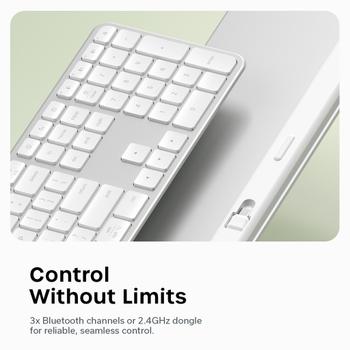 SATECHI EX3 Slim Trådløs Nordisk Tastatur (ST-KEX3S-ND)