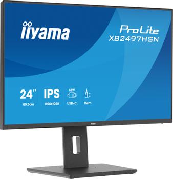 IIYAMA 24" FHD Business IPS USB-C  (XB2497HSN-B1)