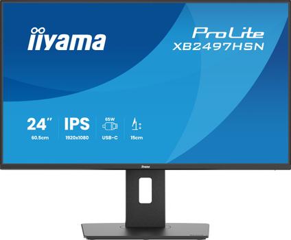 IIYAMA 24" FHD Business IPS USB-C  (XB2497HSN-B1)