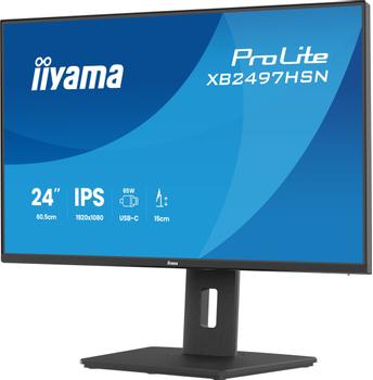 IIYAMA 24" FHD Business IPS USB-C  (XB2497HSN-B1)