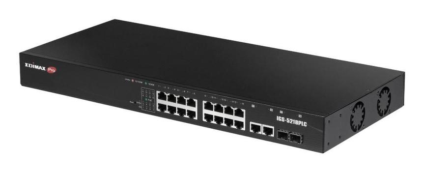 EDIMAX Gigabit PoE switch (IGS-5218PLC)