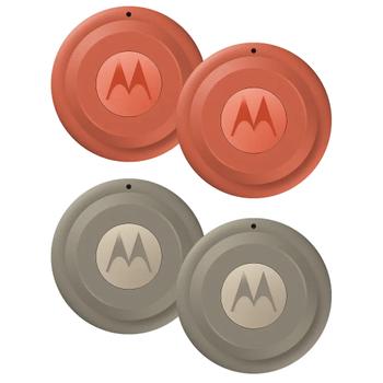 MOTOROLA a Moto Tag 2 - Anti-loss Bluetooth tag for mobile phone - pantone arabesque,  pantone laurel oak (pack of 4) (PG38C08028)