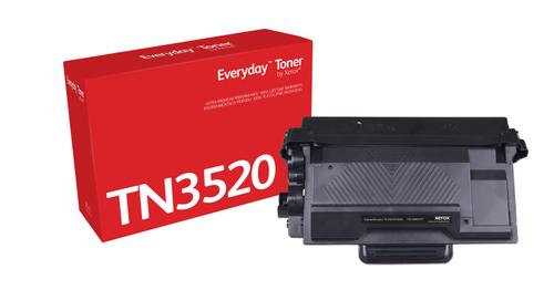 XEROX EVERYDAY BLACK TONER REPLACES BROTHER TN3520 ULTRA HIGH CAPACI SUPL (006R05201)