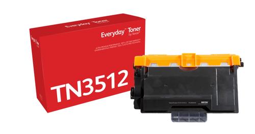 XEROX EVERYDAY BLACK TONER REPLACES BROTHER TN3512 EXTRA HIGH CAPACI SUPL (006R05200)
