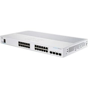 CISCO Business 250 Series CBS250-24T-4G - Switch - L3 - smart - 24 x 10/ 100/ 1000 + 4 x Gigabit SFP - rackmonterbar - återanvänd (CBS250-24T-4GEU-RF)