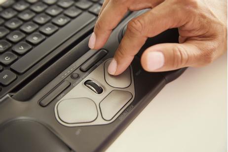 Contour Design Contour RollerMouse PRO3 - Rullestav - høyre- og venstrehåndet - 8 knapper - USB - svart (RM-PRO3)