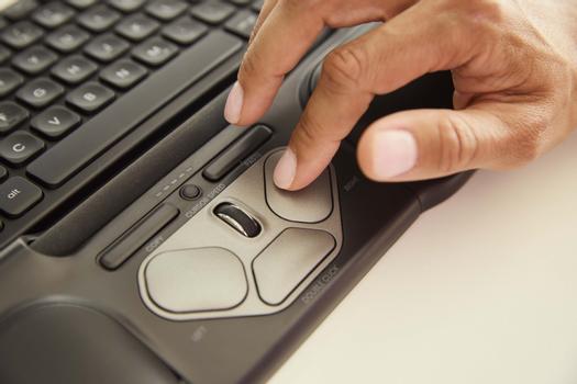 Contour Design Contour RollerMouse PRO3 - Rullestav - høyre- og venstrehåndet - 8 knapper - USB - svart (RM-PRO3)