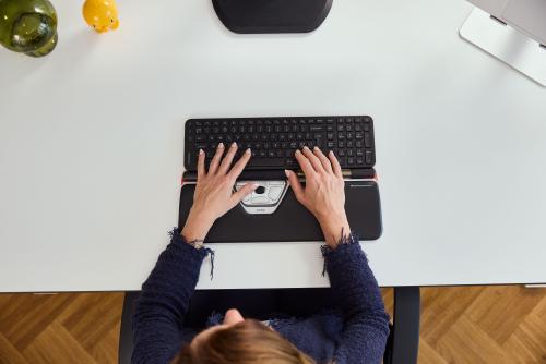 CONTOUR DESIGN RollerMouse Red Plus, Wireless (CDRMRED10210)