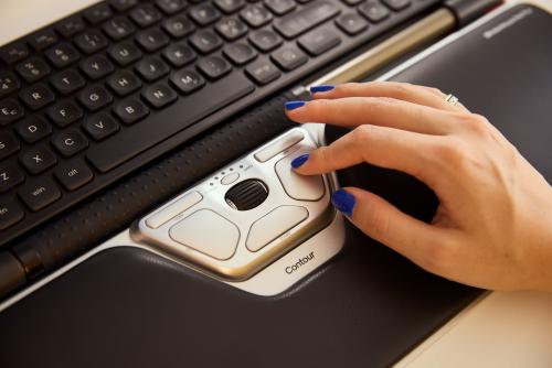 CONTOUR DESIGN RollerMouse Red Plus, Wireless (CDRMRED10210)