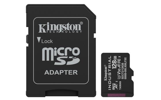 KINGSTON Card Kingston Ind. MicroSD +ADP 128GB pSLC 2 (SDCIT2/128GB)