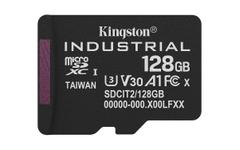 KINGSTON 128GB MICROSDXC INDUSTRIAL C10 A1 PSLC CARD SPACK W/O ADAPTER CARD