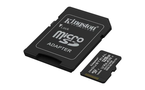 KINGSTON Card Kingston Ind. MicroSD +ADP 128GB pSLC 2 (SDCIT2/128GB)