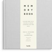 BURDE Notatbok BURDE Memory book tekstil grå