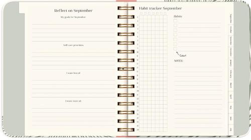 BURDE Life Planner Decor Green Flow 26/27 (318616)