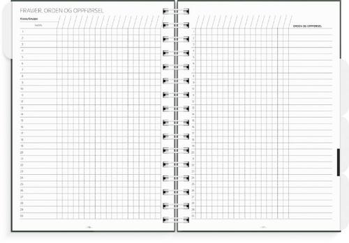 GRIEG Lærerkalender A5 gr skole 26/27 grønn (318617)