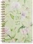 GRIEG Kalender GRIEG A6 26/27 blomst grønn