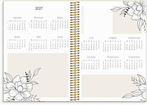 GRIEG Life Planner Bloom GRIEG A5 26/27 (318614)