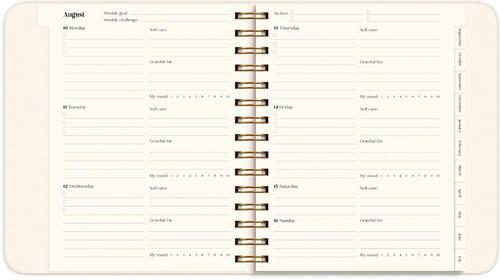 BURDE Life Planner Pastel Flowers 26/27 (318615)