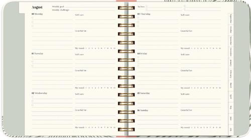 BURDE Life Planner Decor Green Flow 26/27 (318616)