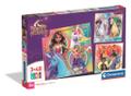 CLEMENTONI Unicorn Academy 3X48pcs
