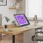 ALOGIC ASPEKT Omni Fold Stand Mac Mini for 32  Monitor Silver (A32OFSSLV)