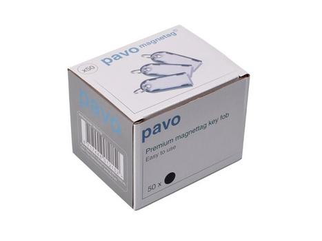 PAVO Nøkkelring PAVO magnetisk sort (50) (8012152)