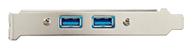 StarTech 2 Port USB 3.0 A Female Slot Plate Adapter - USB 3.0 motherboard Adapter - USB 3 plate - USB 3.0 header Adapter (USB3SPLATE) - USB-panel - 50 cm (USB3SPLATE)