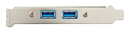 STARTECH 2 PORT USB 3.0 A FEMALE SLOT PLATE ADAPTER CABL (USB3SPLATE)