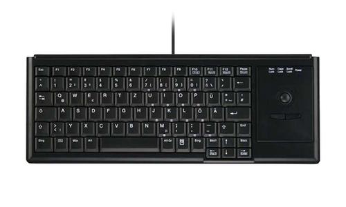 CONTOUR DESIGN INDUSTRY 4.0 COMPACT ULTRAFLAT TRACKBALL KEYBOARD USB BLACK PERP (AK-4400-TU-B/GE)