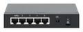INTELLINET Gigabit switch 5x 10/100/1000 PoE/PoE+ (1x PD PoE, 4x PSE PoE) 26/68W