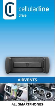 CELLULAR LINE CL Universal Handy Drive Bilholder Passer alle Smarttelefoner (HANDYDRIVEK)
