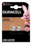 DURACELL Batteri Duracell LR43 1,5 v h-ga 12 V 12 GA Pk/2