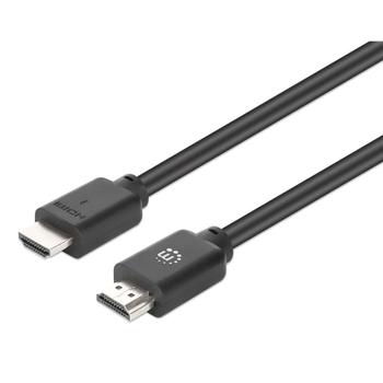 MANHATTAN 4K60 HDMI 2.0 Kabel 2 m 18 Gbit/s  schwarz (356657)
