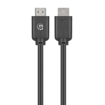 MANHATTAN 4K60 HDMI 2.0 Kabel 2 m 18 Gbit/s  schwarz (356657)