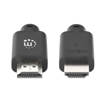 MANHATTAN 4K60 HDMI 2.0 Kabel 2 m 18 Gbit/s  schwarz (356657)