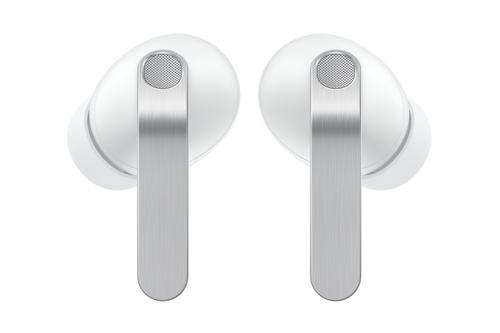 SAMSUNG Galaxy Buds4 Pro (hvit) Galaxy AI, adaptiv ANC 2.0, AI‑tolk i øret, hodebevegelseskontroll,  opptil 6 t batteritid,  IP57 (SM-R640NZWAEUB)