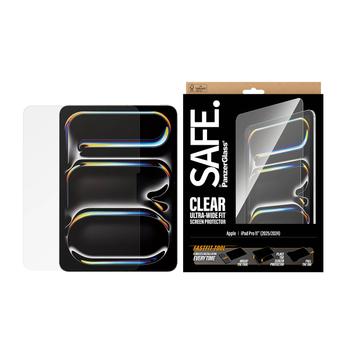 PanzerGlass SAFE by PanzerGlass Screen Protector iPad Pro 11Inch (2024-2025)/ Ultra-Wide Fit w. Fastfit tool (SA80756)