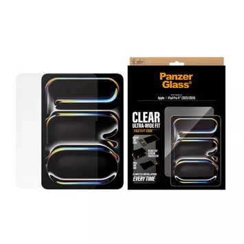 PanzerGlass Screen Protector iPad Pro 11Inch (2024-2025)/ Ultra-Wide Fit w. Fastfit tool (PG38549)