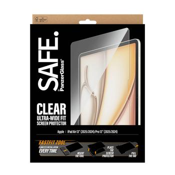 PanzerGlass SAFE by PanzerGlass Screen Protector iPad Air 13IN (2026-2024) Pro 13IN (2025-2024) Ultra-Wide Fit w. Fastfit tool (SA62621)