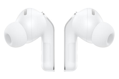 SAMSUNG Galaxy Buds4 Pro (hvit) Galaxy AI, adaptiv ANC 2.0, AI‑tolk i øret, hodebevegelseskontroll,  opptil 6 t batteritid,  IP57 (SM-R640NZWAEUB)