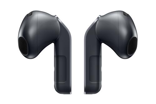 SAMSUNG Galaxy Buds4 (sort) Galaxy AI, adaptiv lyd, AI‑tolk, hodebevegelser for kontroll, Ambient Mode, opptil 6t batteri, IP54 (SM-R540NZKAEUB)