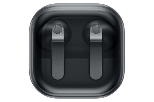 SAMSUNG Galaxy Buds4 (sort) Galaxy AI, adaptiv lyd, AI‑tolk, hodebevegelser for kontroll, Ambient Mode, opptil 6t batteri, IP54 (SM-R540NZKAEUB)