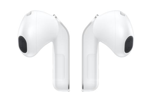 SAMSUNG Galaxy Buds4 (hvit) Galaxy AI, adaptiv lyd, AI‑tolk, hodebevegelser for kontroll, Ambient Mode, opptil 6t batteri, IP54 (SM-R540NZWAEUB)