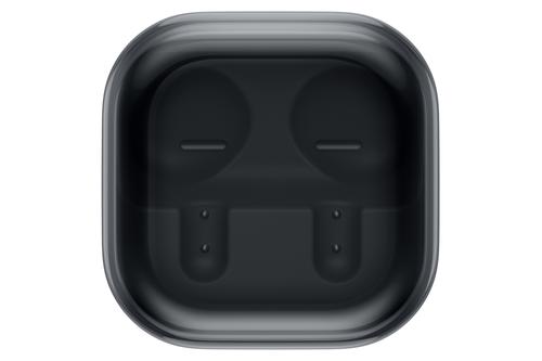SAMSUNG Galaxy Buds4 (sort) Galaxy AI, adaptiv lyd, AI‑tolk, hodebevegelser for kontroll, Ambient Mode, opptil 6t batteri, IP54 (SM-R540NZKAEUB)