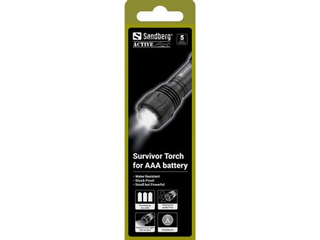 SANDBERG Survivor Torch for AAA battery (421-07)