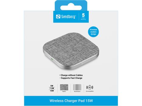 SANDBERG Wireless Charger Pad 15W (441-23)